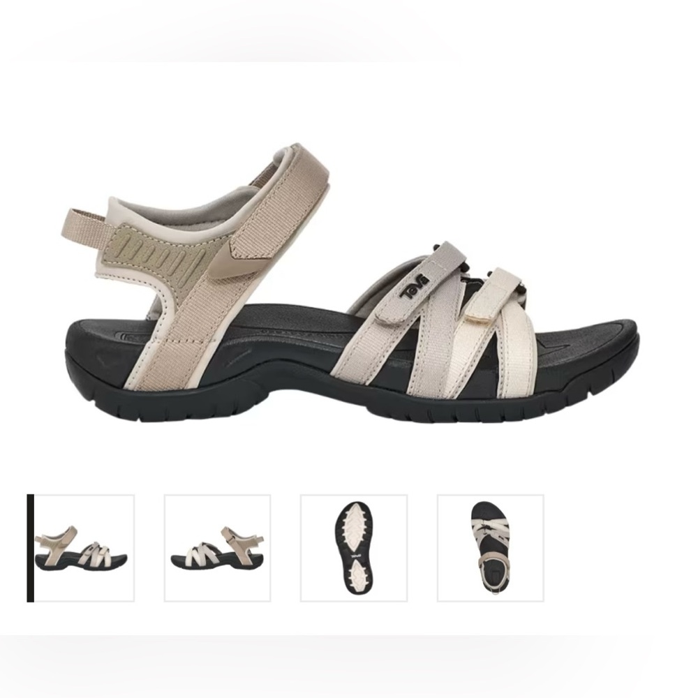 Treva "Tirra" Sandel in Black/Birch Multi, Women's Sz 8.5      Mint Condition